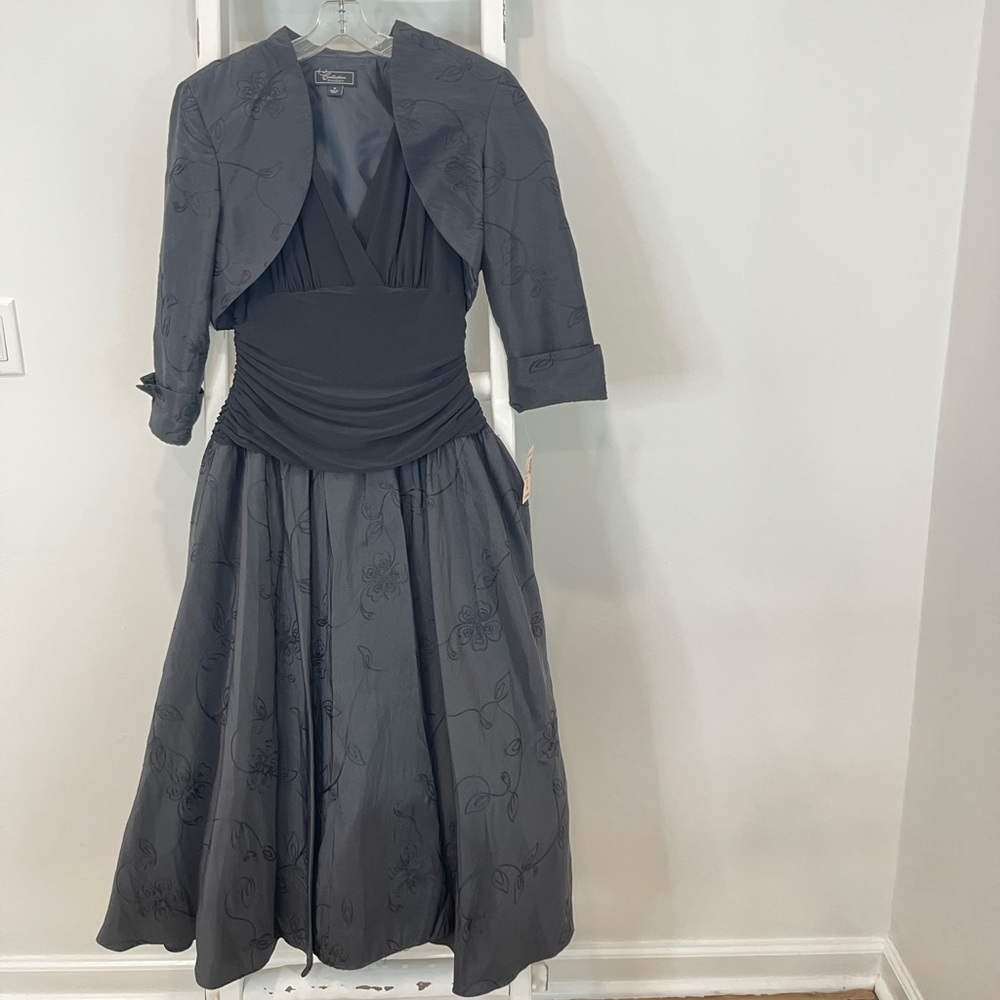 Dress Barn MIDI Evening Dress with Bolero Jacket (NWT)